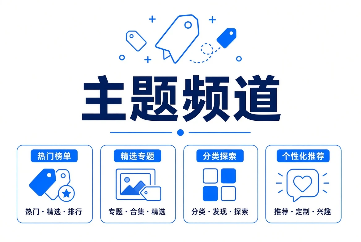 换一个主题，看见不同作品之间的连接
